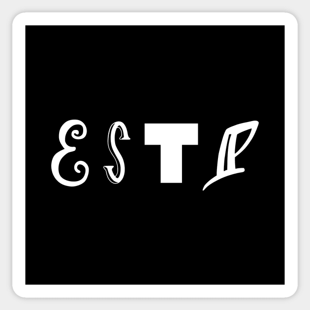 ESTP Sticker by BumbleBess